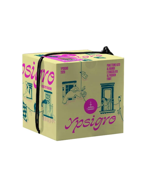 Ypsigro Panettone Fiasconaro al Mango e Cioccolato al Passion Fruit - immagine 1